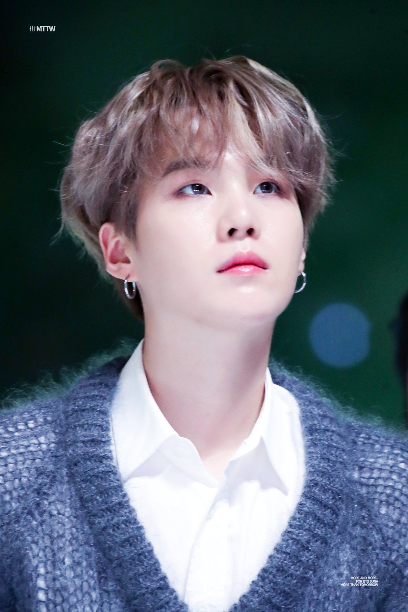 SUGA of BTS portrait for his saju reading: Yin Earth Day Master analysis