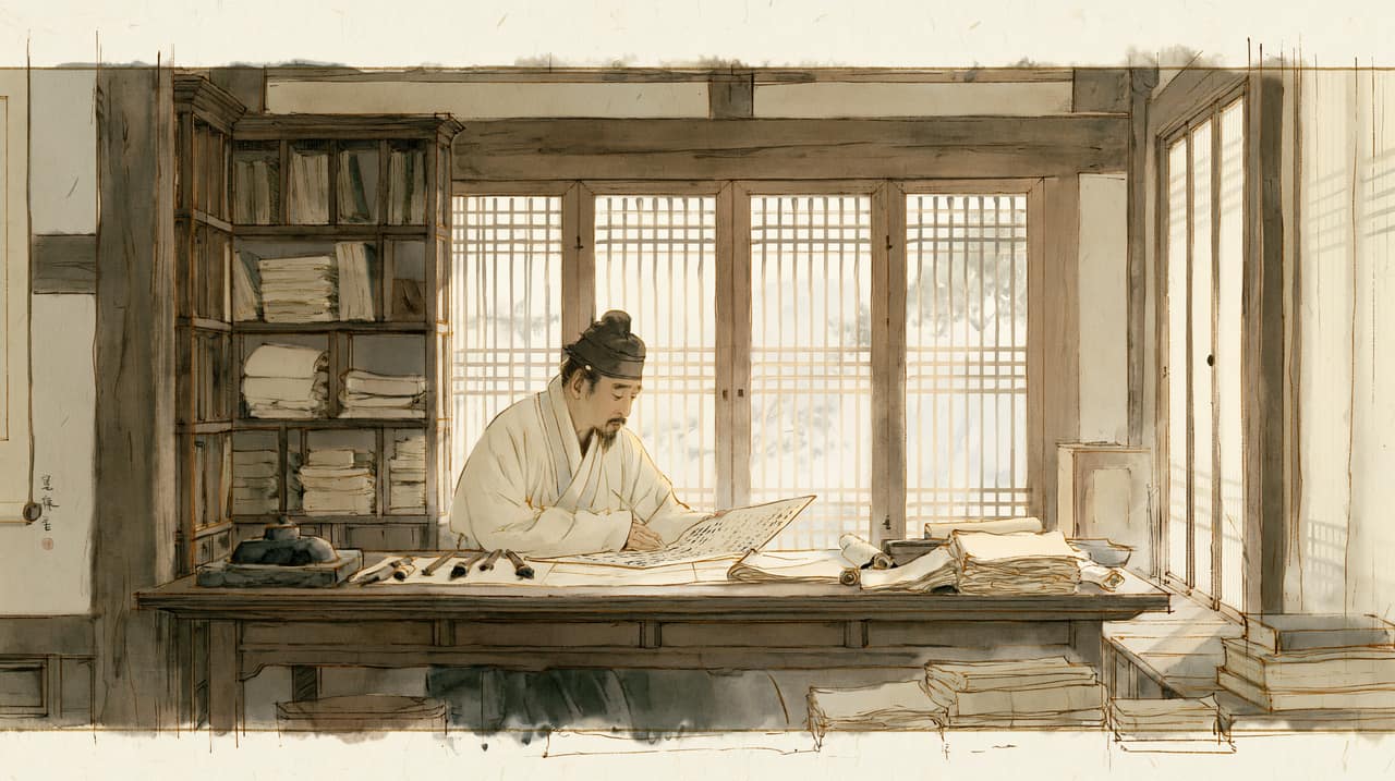 Korean Saju reading illustration for korean saju birth time correction Korean Saju reading illustration for korean saju birth time correction